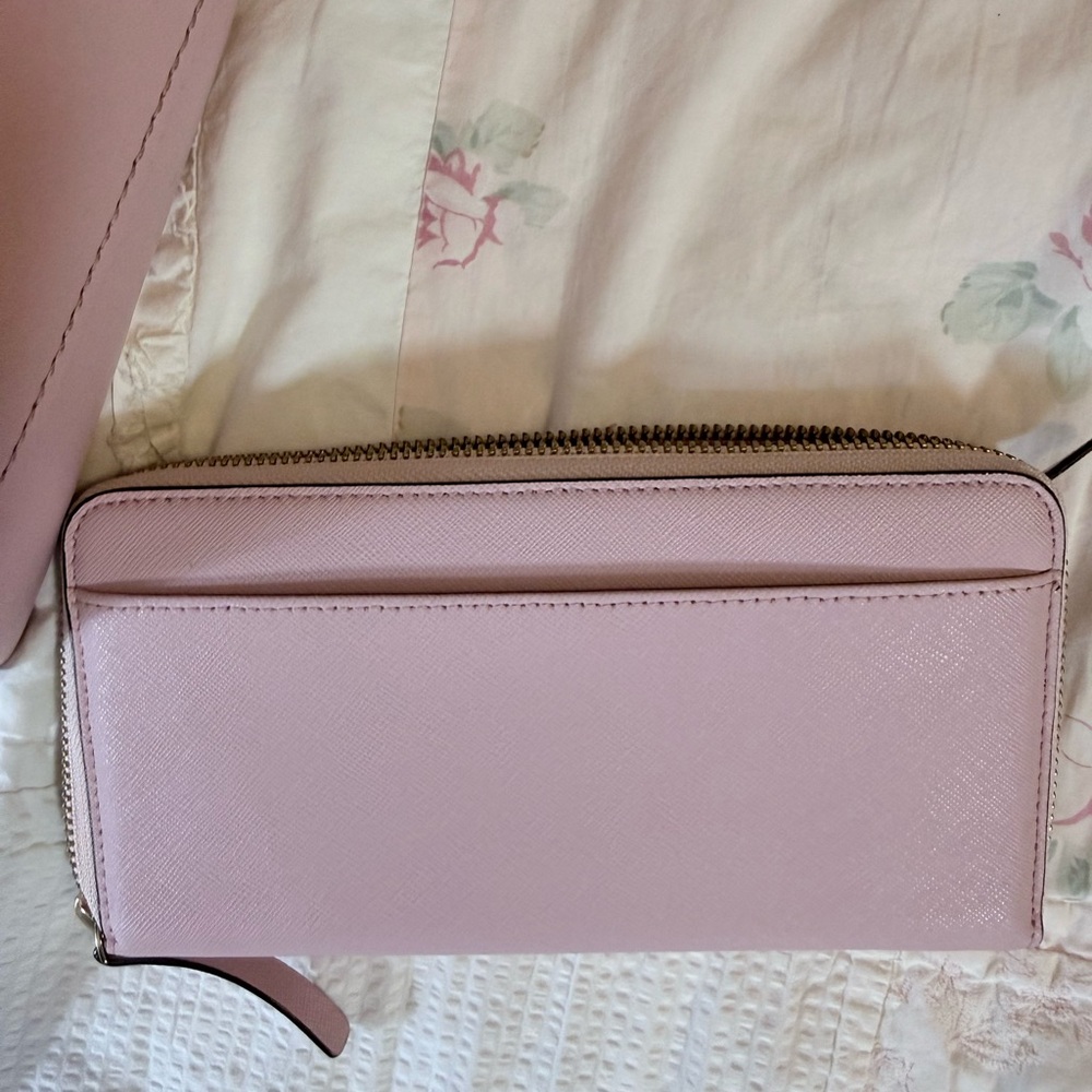 Kate Spade Light Pink  shopper bag and matching wallet - Picture 4 of 5